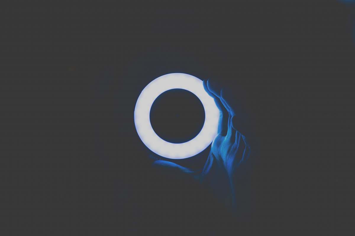flash ring round white LED ring light